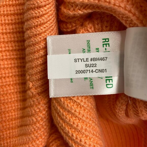 J. Crew Women's Cashmere Blend Melon Orange Halter Sweater Tank Size M - Picture 9 of 9